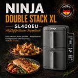 Ninja Double Stack XL SL400EU Heißluftfritteusen-Rezeptbuch