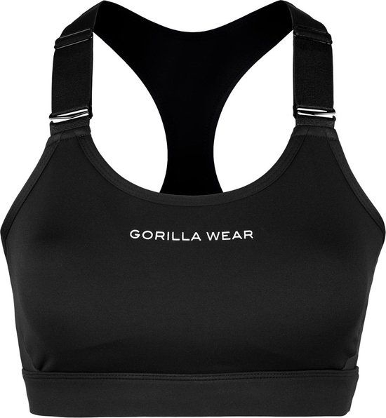 Gorilla Wear Monroe Sportbeha - Zwart - S