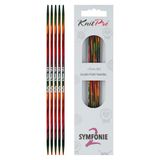 KnitPro Symfonie 2 Dubbele Puntige Naalden 8" (20cm) | 2.75mm
