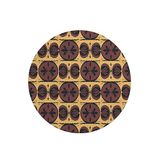 Questo Casa Ronde Digitally Printed Mouse Pad, Non-Slip Bottom, for Office and Home, Diameter: 22 cm