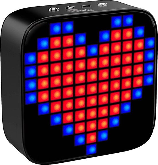 Lexibook BTL61-00 Pixel Show Bluetooth Speaker - Black