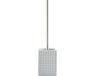 MSV Porte-brosse WC Kubik - gris clair - 37 x 10 cm