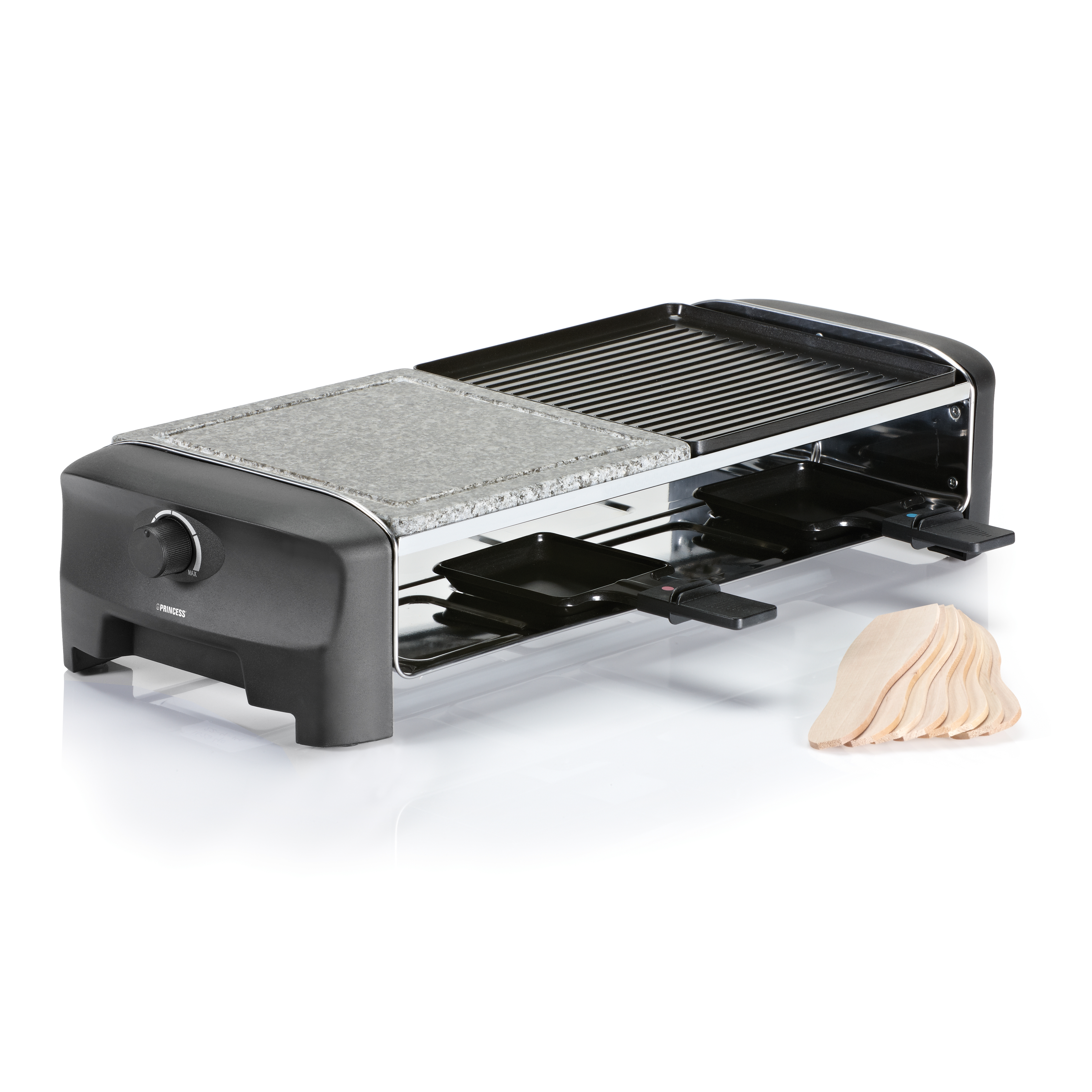Princess 162820 Raclette 8 Stone &amp; Grill Party
