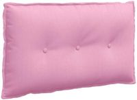 vidaXL Coussin de dossier Rose 80 x 19 x 50 cm Tissu