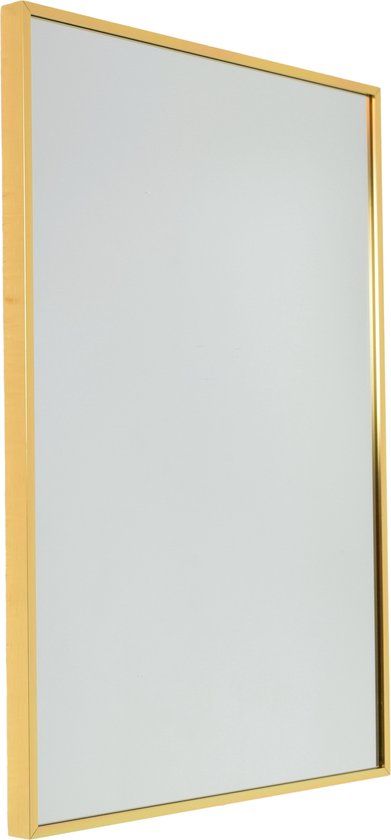 Fragix York Wandspiegel - Goud - Aluminium - 60x40 cm - Industrieel