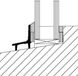 Luvema Glaslat Lu-G1 gesleuft 17 x 22 geanodiseerd