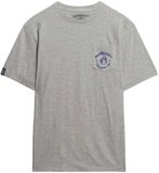 Superdry The Merchant Store T-shirt graphique Homme L Sweat Vintage Gris Chiné Clair