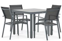 Lifestyle Garden Furniture Lifestyle Sella/Porto 90 cm dining tuinset 5-delig