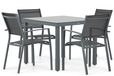 Lifestyle Garden Furniture Lifestyle Sella/Porto 90 cm dining tuinset 5-delig