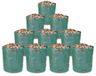 Unyqoos® Set van 10 grote tuinzakken met versterkte handgrepen en 500 liter capaciteit