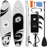 Serenelife Opblaasbare peddel (15,2 cm dik) met SUP-accessoires en draagtas