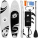 Serenelife Opblaasbare peddel (15,2 cm dik) met SUP-accessoires en draagtas
