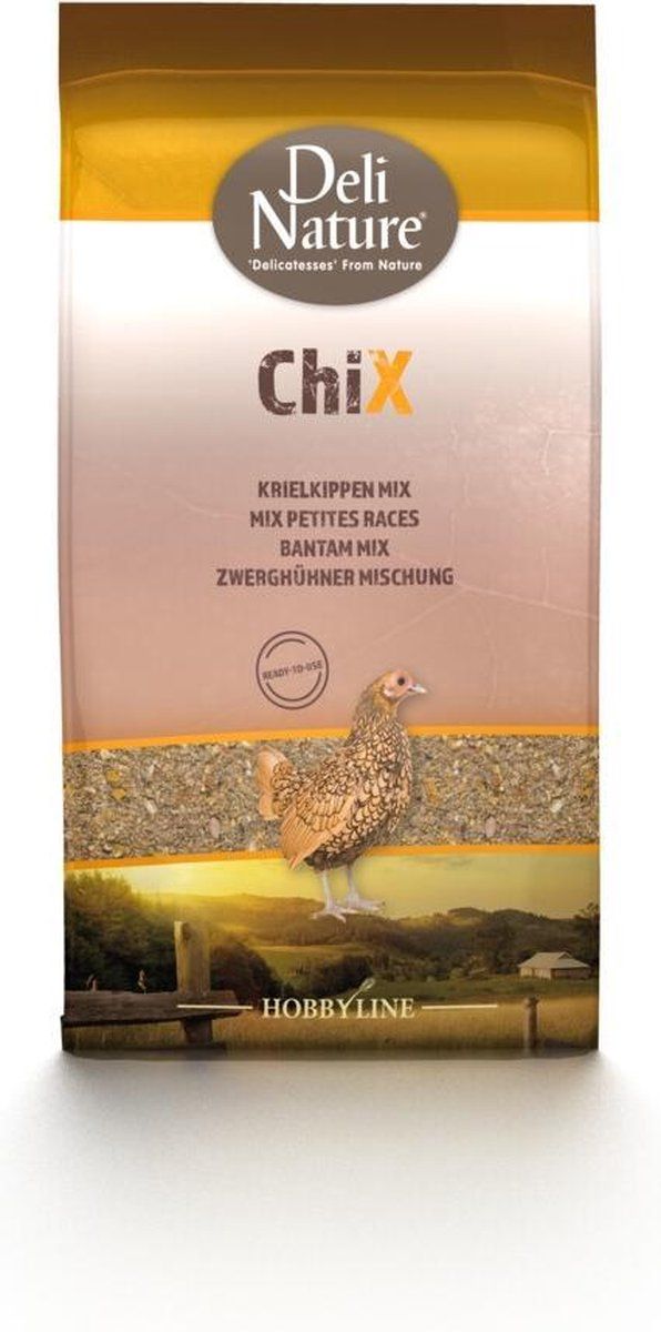 Deli Nature 4x Chix Kant en Klaar Kriel Mix 4 kg