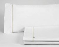 Juego de sábanas color blanco cama de 180 (4 stuks) - 100% katoen - 144 hilos gramage: 115
