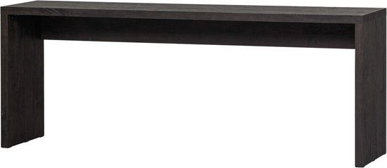 WOOOD Maan Sidetable - MDF - Donkerbruin - 76x200x45