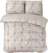 Sleeptime Punch pintuck Dekbedovertrek - 240x200/220 + 2 x kussenslopen 60x70 - Taupe