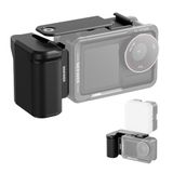 NEEWER AC034 Zijhandgreep alleen voor AC014 kooi compatibel met DJI Osmo Action 5 Pro/4/3, modulaire snelsluiting magnetische actiecamera-montageadapter met grip en sluiterstang voor koude schoenen