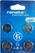 Renata CR2032 Lithium Knoopcel Batterij 3V 225mAh - Blister 4 stuks