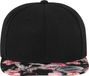 Flexfit Unisex Floral Snapback Cap, rood, Eén maat