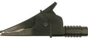 Cliff Croc Clip Pince crocodile connexion par fiche 4 mm CAT III 1000 V Noir