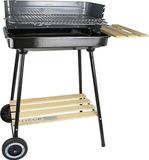 Master Part&Grill Master Grill MG905 Rechthoekige grillwagen met zijplank barbecuetrolley
