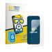 BROTECT Screenprotector 6 Stuks voor Tecno Camon Slim Beschermglas Transparant