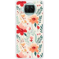 Xiaomi Mi 10T Flower wall Verstevigd hoesje met sublimatie bedrukking