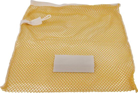 Merkloos / Sans marque Premium wasnet 40x60 cm - Geel