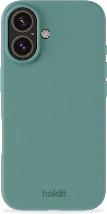 Holdit Silicone Case voor Apple iPhone 16 - Groen