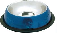 Arquivet Blauwe Roestvrije Voederbak voor Katten - 0.24L x 16cm
