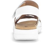 Gabor - Dames - Sandalen - Platte sandalen - Wit - Leer - Maat 39 - Lente/Zomer 2025