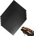 Famanu - BBQ-grillmat, set van 6 stuks, 40 x 30 cm, grillmat voor gasgrill, herbruikbare anti-aanbaklaag, grillfolie voor gasgrill, op maat te snijden, vaatwasmachinebestendig, hittebestendig