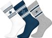 NFL DALLAS COWBOYS Crew Socks - 3-pack - Wit/Blauw/Grijs - Maat 35/38