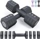 Bol Dumbbell Set Verstelbaar Kort 2 tot 45 kg - Krachttraining Dumbbells met Gewichten