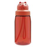 Botella LAKEN OBY drinkfles voor kinderen van Tritan, stop OBY met rietje, 0,45 l, rood