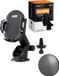 R2B Support téléphone voiture ventouse + coussin tableau de bord - Noir