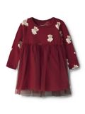 NAME IT Jurk tule Red Dahlia1