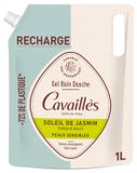 Cavaillès Gel Bain Douche Peaux Sensibles Soleil de Jasmin Recharge Éco 1 L