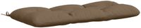 vidaXL Bankkussen VIANEN 100% Polyester Taupe 130 x 50 x 12 cm