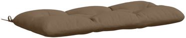 vidaXL Bankkussen VIANEN 100% Polyester Taupe 130 x 50 x 12 cm