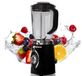 Keukentafelmixer met kunststof glas, 1,25 l, mixer met snelheidsregeling 500 W met ledlicht