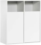 mokebo linnenkast 'The Laundry Keeper' wassorteerkast met 2 vakken in wit