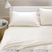 Caleffi Effen flanellen beddengoed crèmekleurig Frans bed flanel