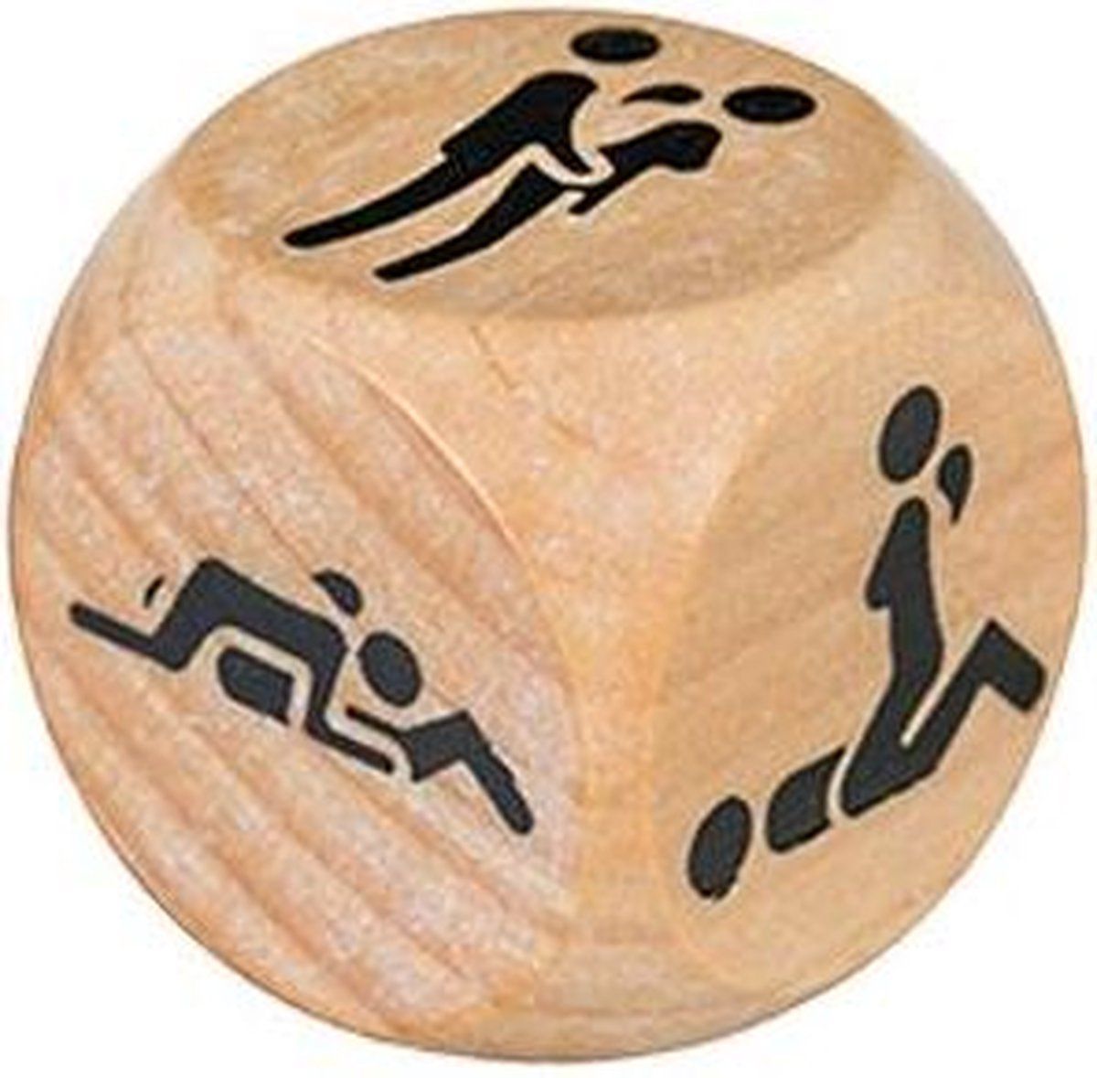 Adrien Lastic SEX POSITION DICE - 50 PCS - WOOD - wit