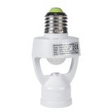 Maclean Lamphouder - E27 - Met Bewegingssensor en Schemeringssensor - 360° Detectiebereik