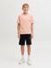 JACK&JONES JORNORREBRO TYPO TEE SS CREW NECK SN JNR Jongens T-shirt Maat 152 Katoen Zalmroze