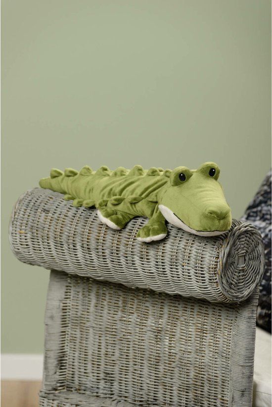 Warmies Warmteknuffel Krokodil 48 cm - Groen