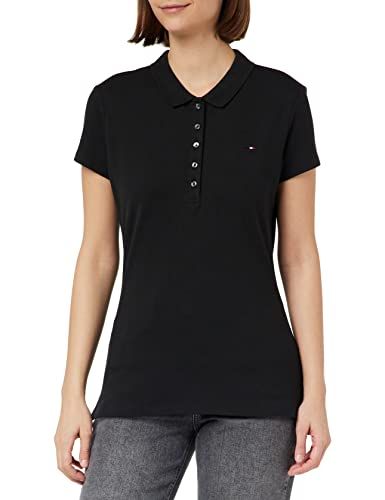 Tommy Hilfiger Heritage Poloshirt - Dames - Zwart - XXS