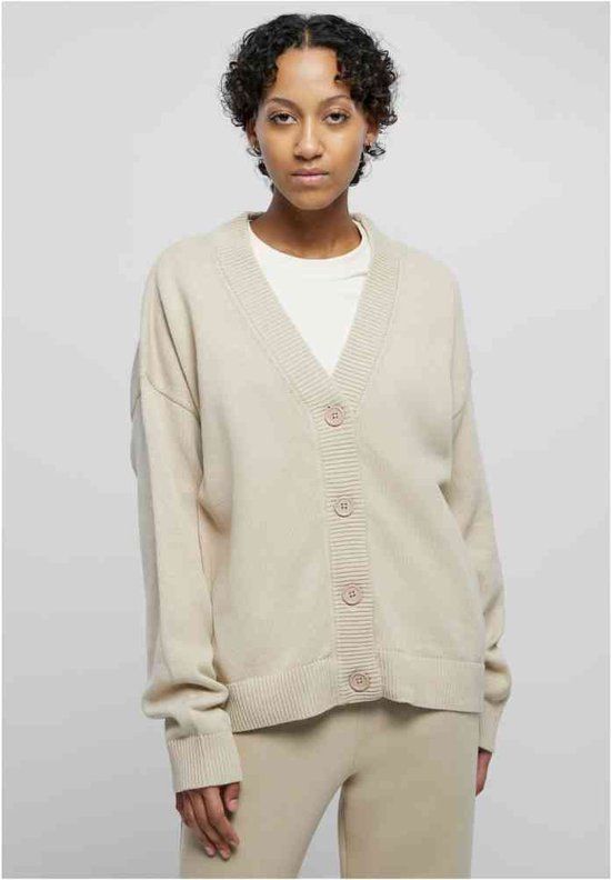 Urban Classics Big Oversized Lange Cardigan - Beige - M