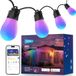 NEEWER 48ft lichtsnoer voor buiten, app-bediening, intelligente AI, RGBW, dimbaar, IP65 waterdicht, om op te hangen in de buitenlucht, terras en balkon, 15 ledlampen/50+ scènes, compatibel met Alexa